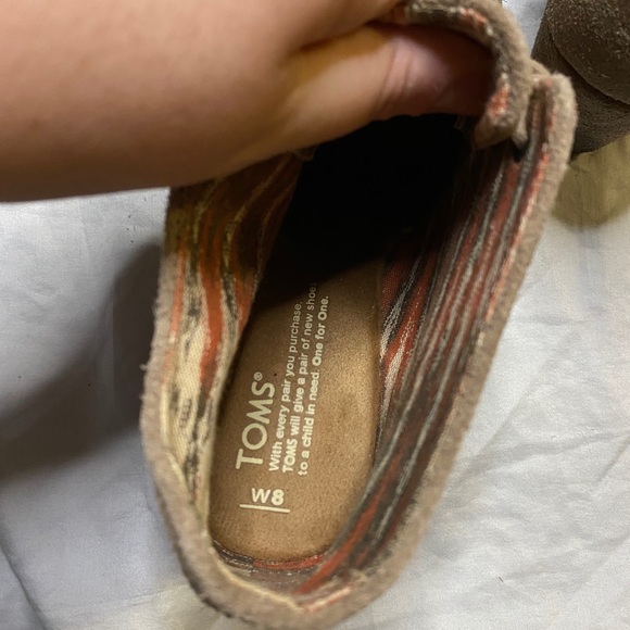 Toms suede wedge heel booties - Picture 8 of 10